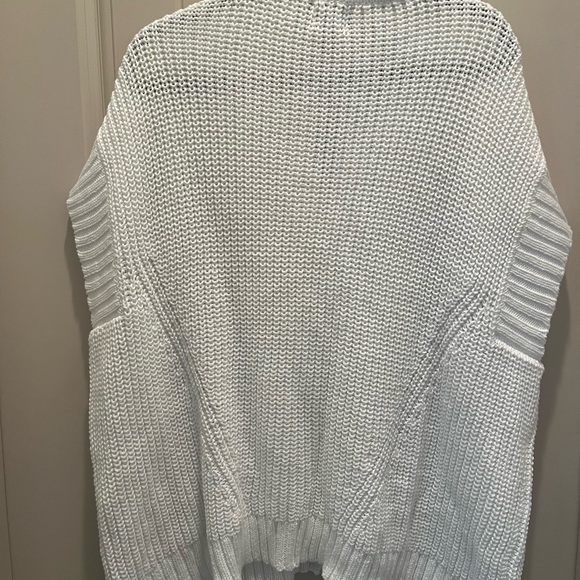 PURE new oversized cotton zipped sweater vest - Picture 2 of 8